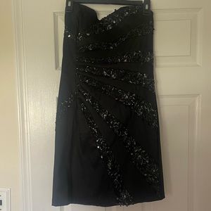 Jessica McClintock black party dress